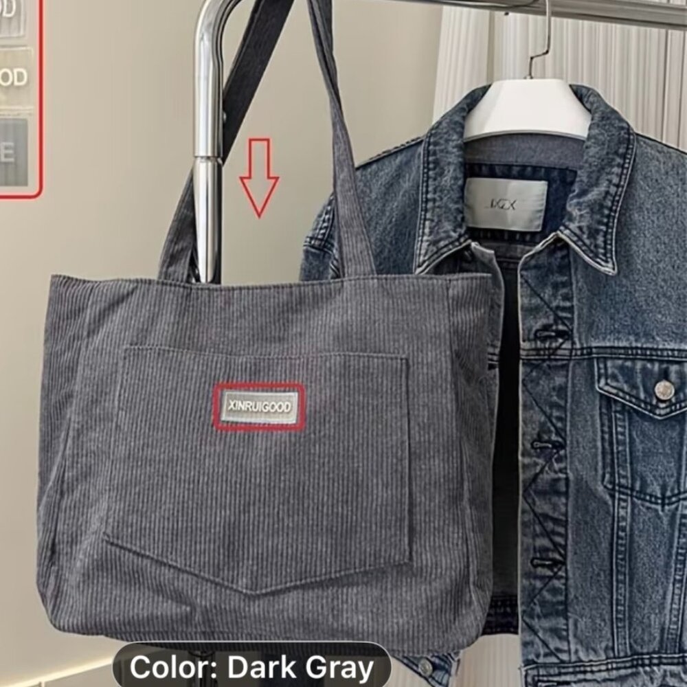 Casual Elegant Strap Tote